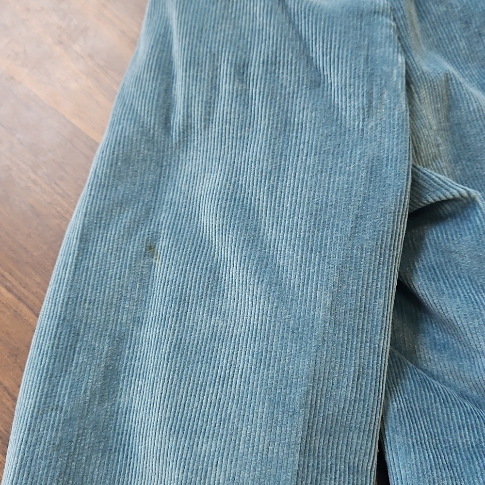 LL Bean Blue Corduroy Blazer with Notched Lapels - Picture 2 of 14